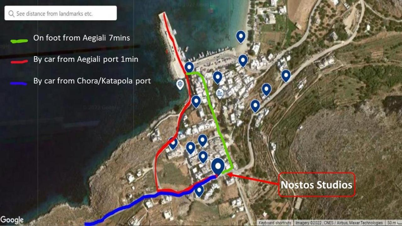 Nostos Studios Aegiali Luaran gambar